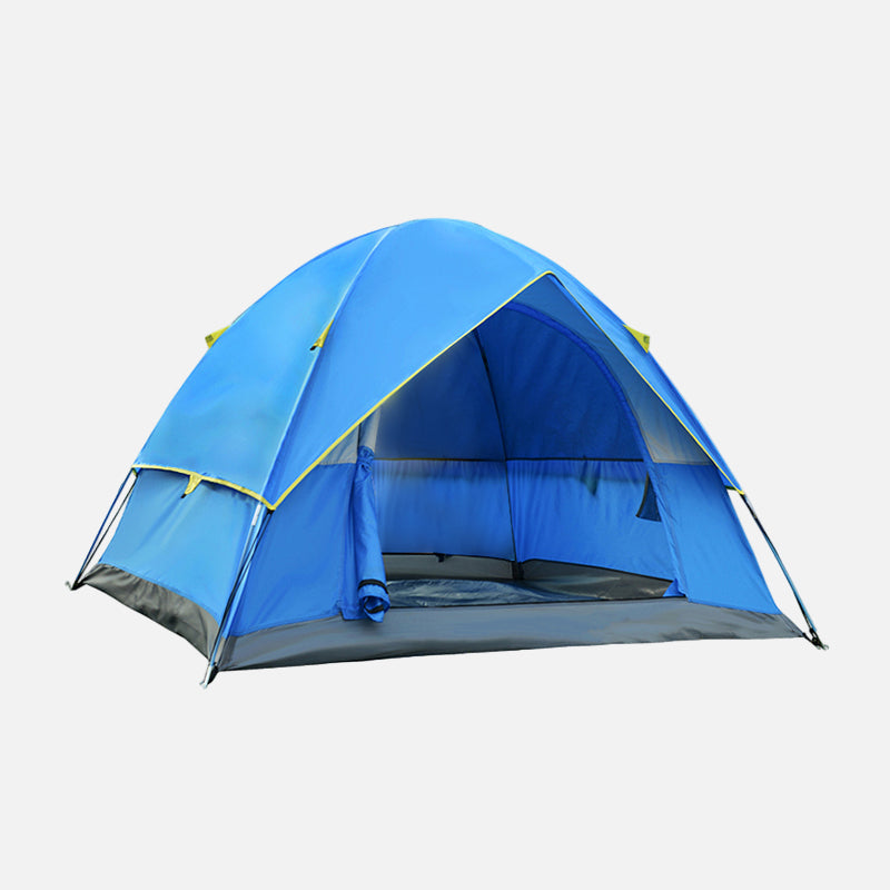 4 Person blue parachute tent