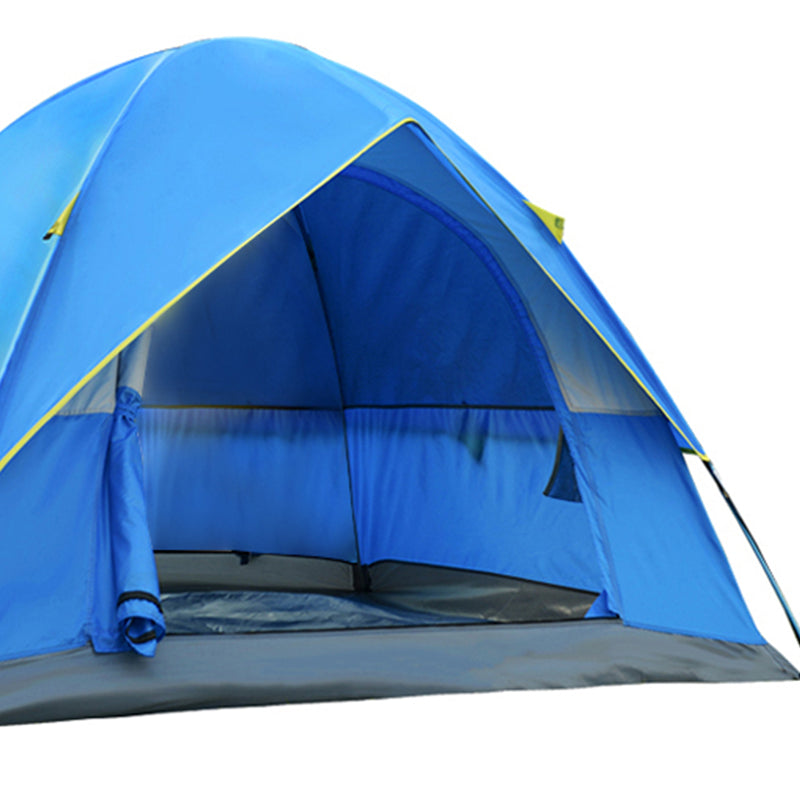 4 Person blue parachute tent