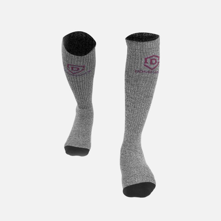 High Quality grey colored QUICK DRY sports socks