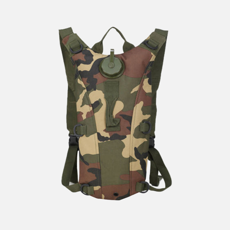 Camouflaged design hydration pack/water bag/backpack.