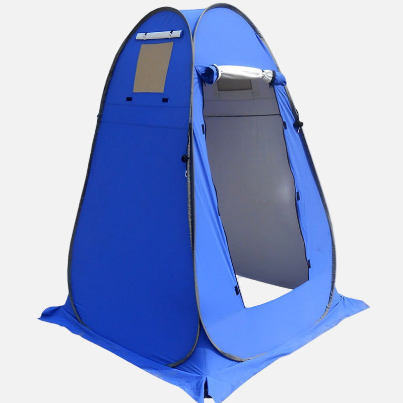 Portable toilet tent/changing room.