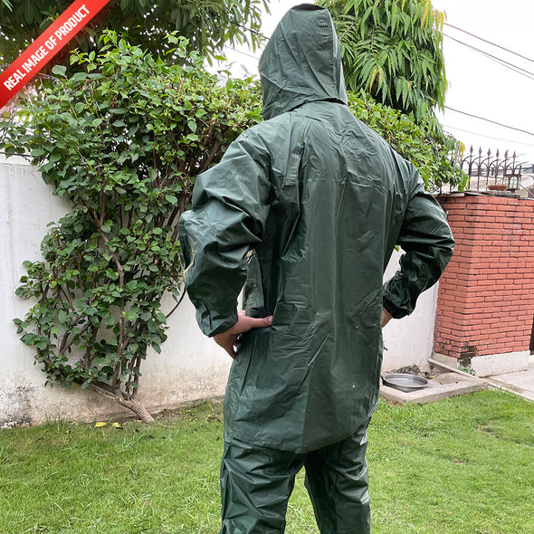 Lite Waterproof Rain Suit – Green